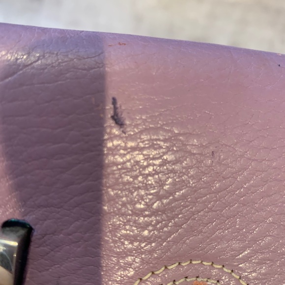 Luella Purple Leather Satchel - Picture 13 of 16